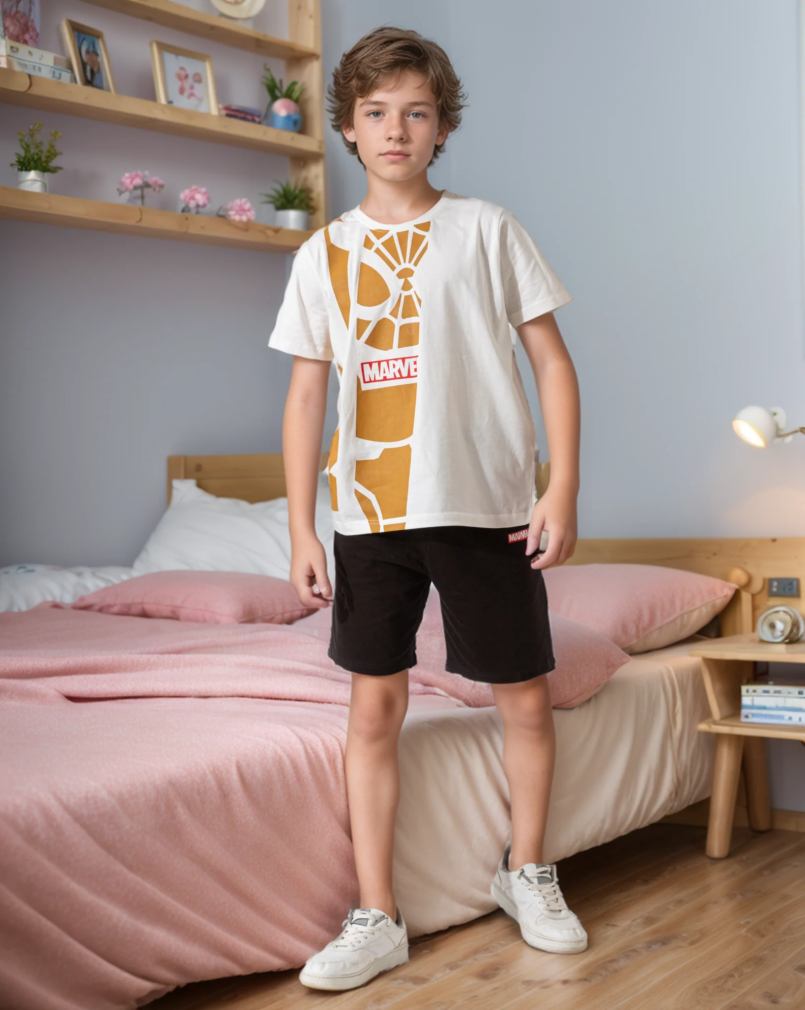 Avengers بيجاما أولادي نُص كُم