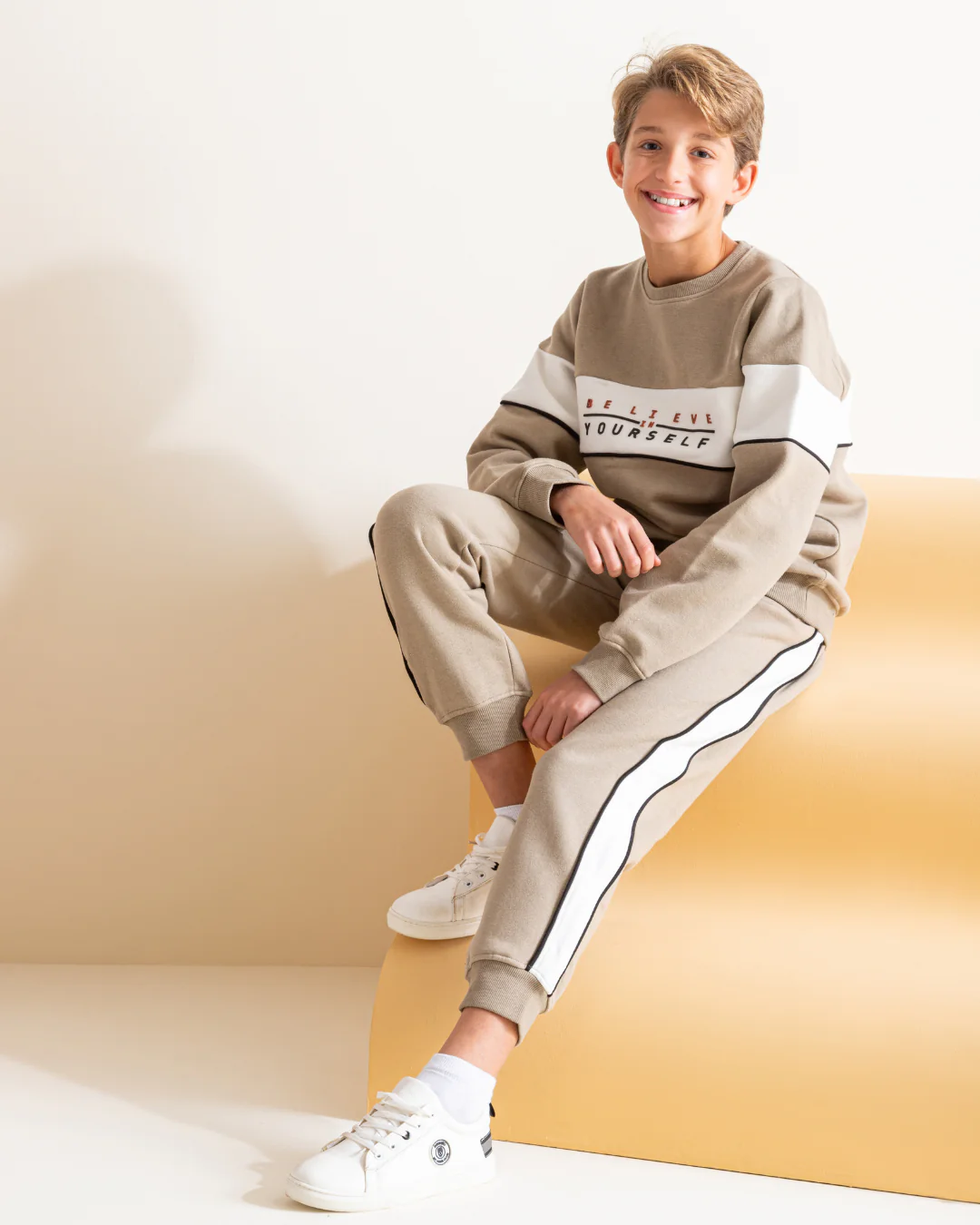 Belive  in your self بيجاما اولادي ميلتون قصات