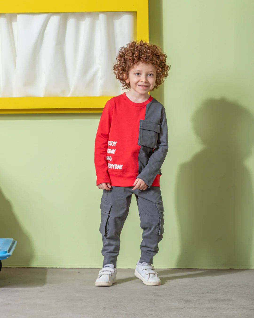 Enjoy Today And Eveyday  بيجامه اولادي وسط