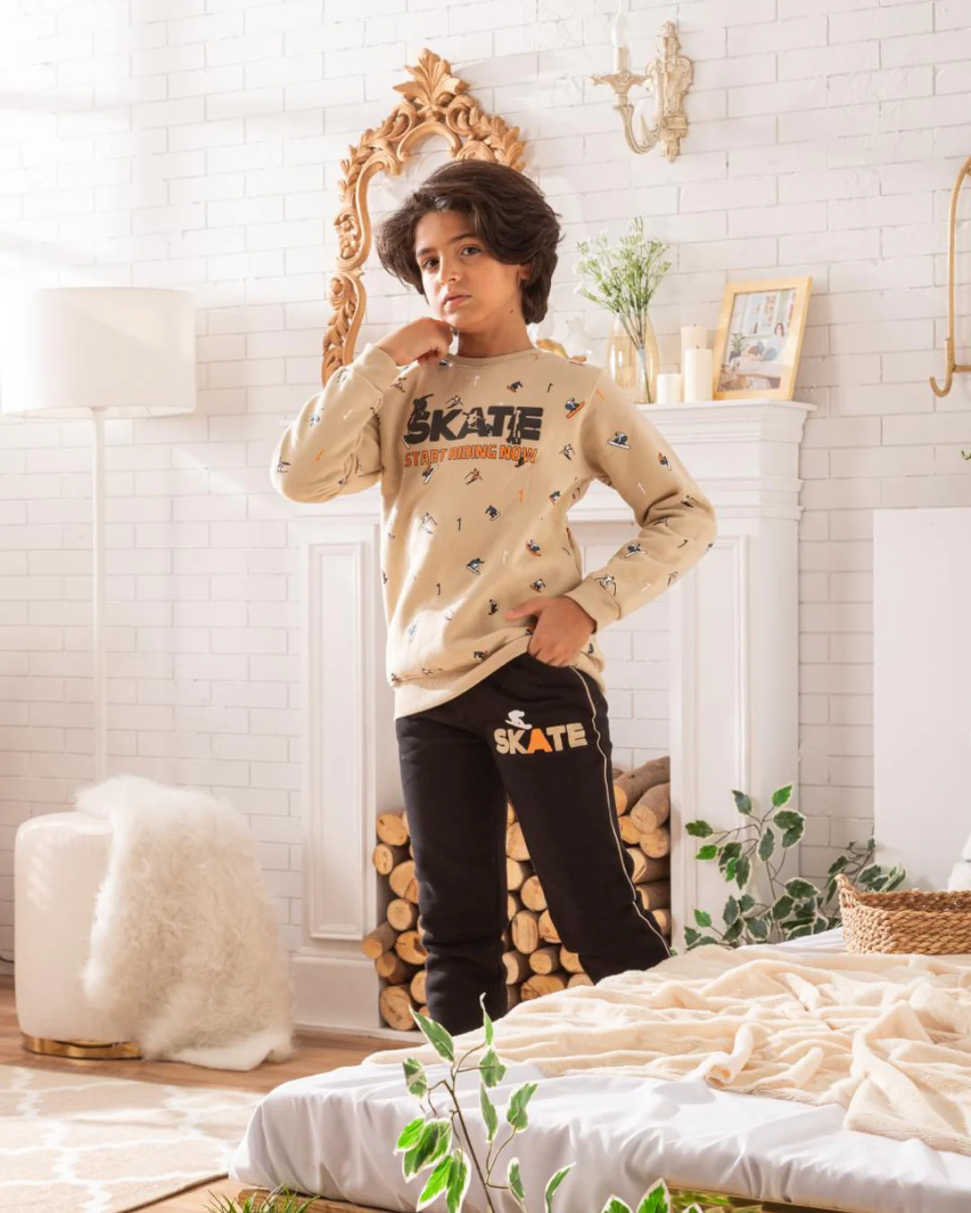 skate بيجامه اولادي