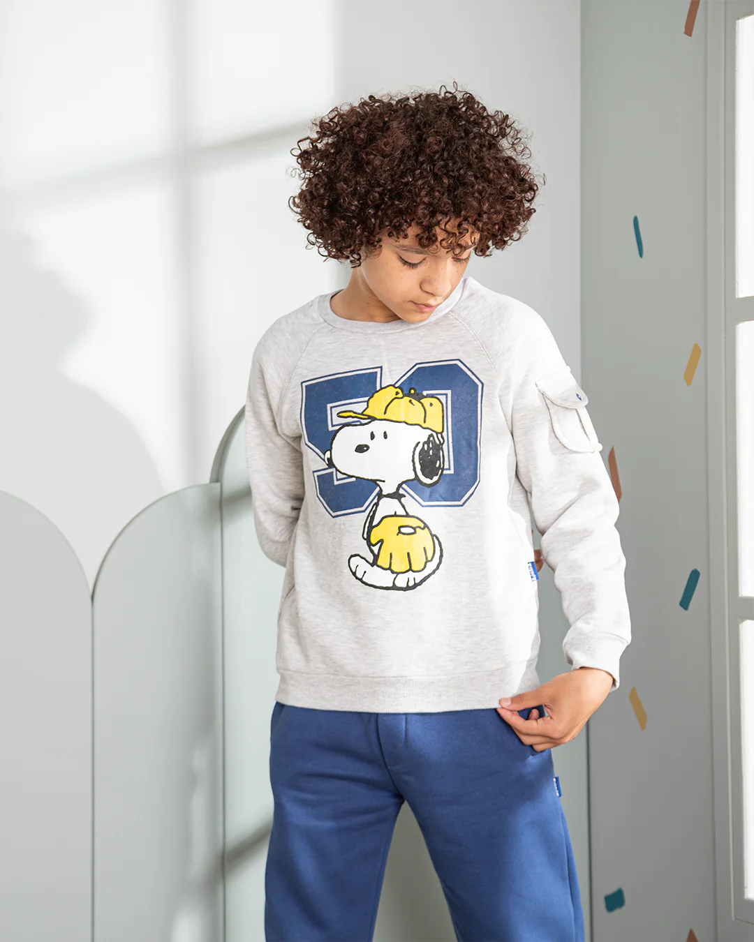 snoopy بيجامه اولادي ميلتون سنوبي