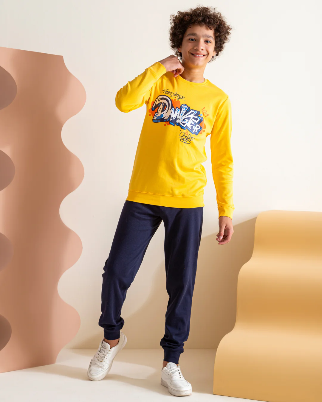 Danger بيجامه اولادي طباعة انترلوك