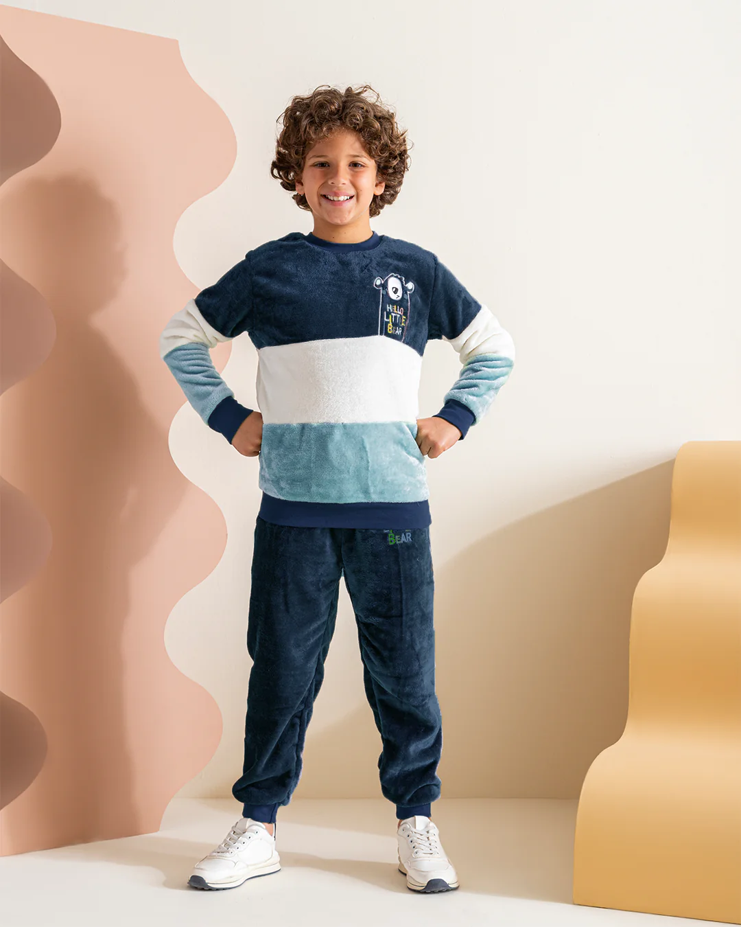 Hello Littel Bear بيجاما اطفالي اولادي بولار