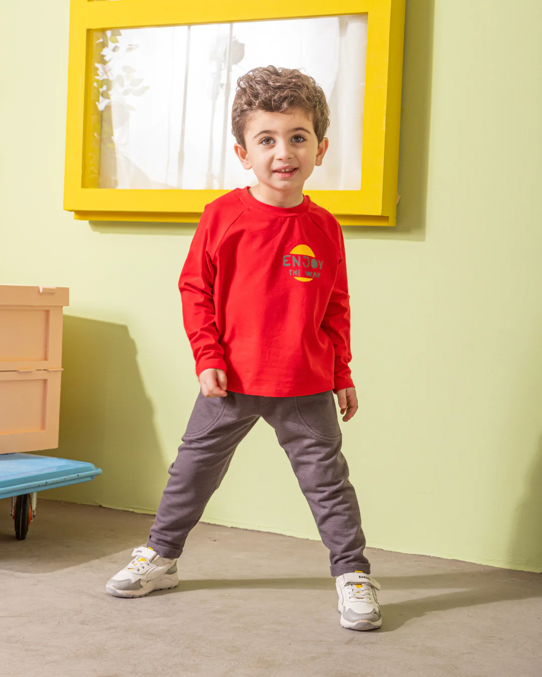 Enjoy The Way  بيجامه اولادي وسط خريفي