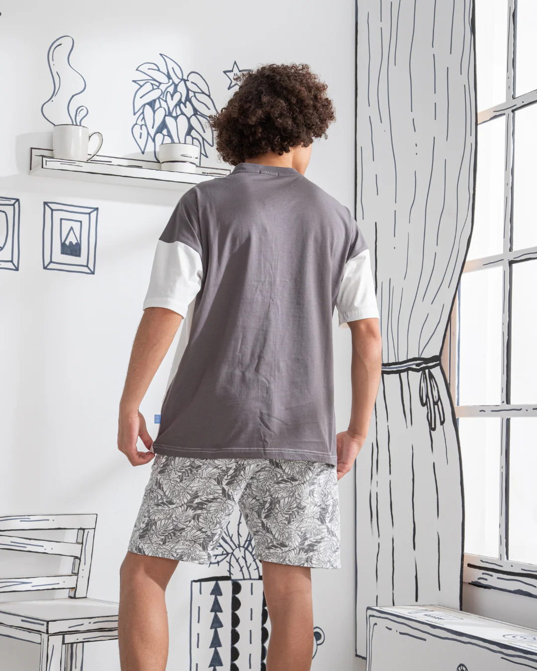 Tropicals بيجاما اولادي نص كم وشورت