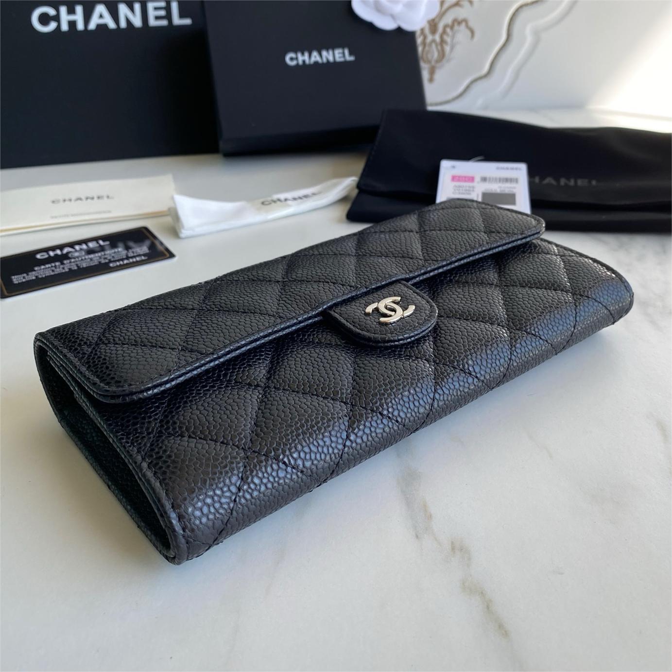 Chanel- Classic Long Flap Wallet-19cm