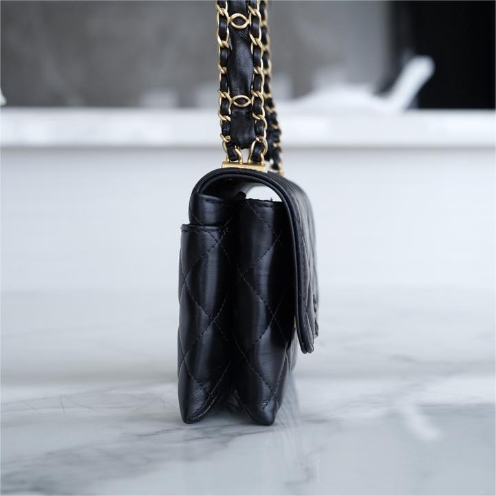Chanel -23K Flap Bag-18cm