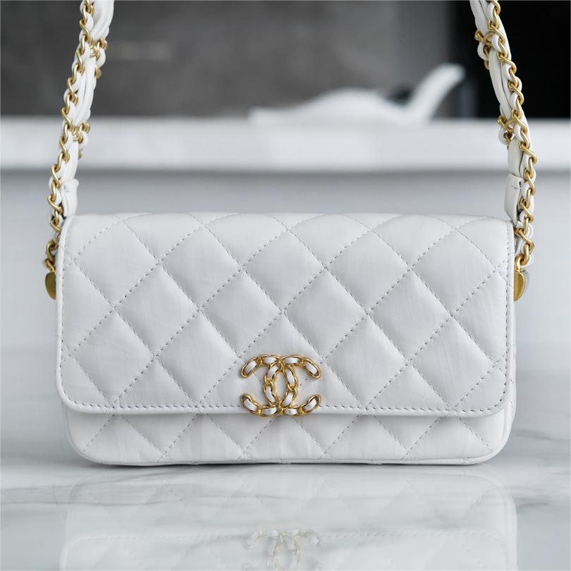 Chanel -23K 19Bag-17.5cm
