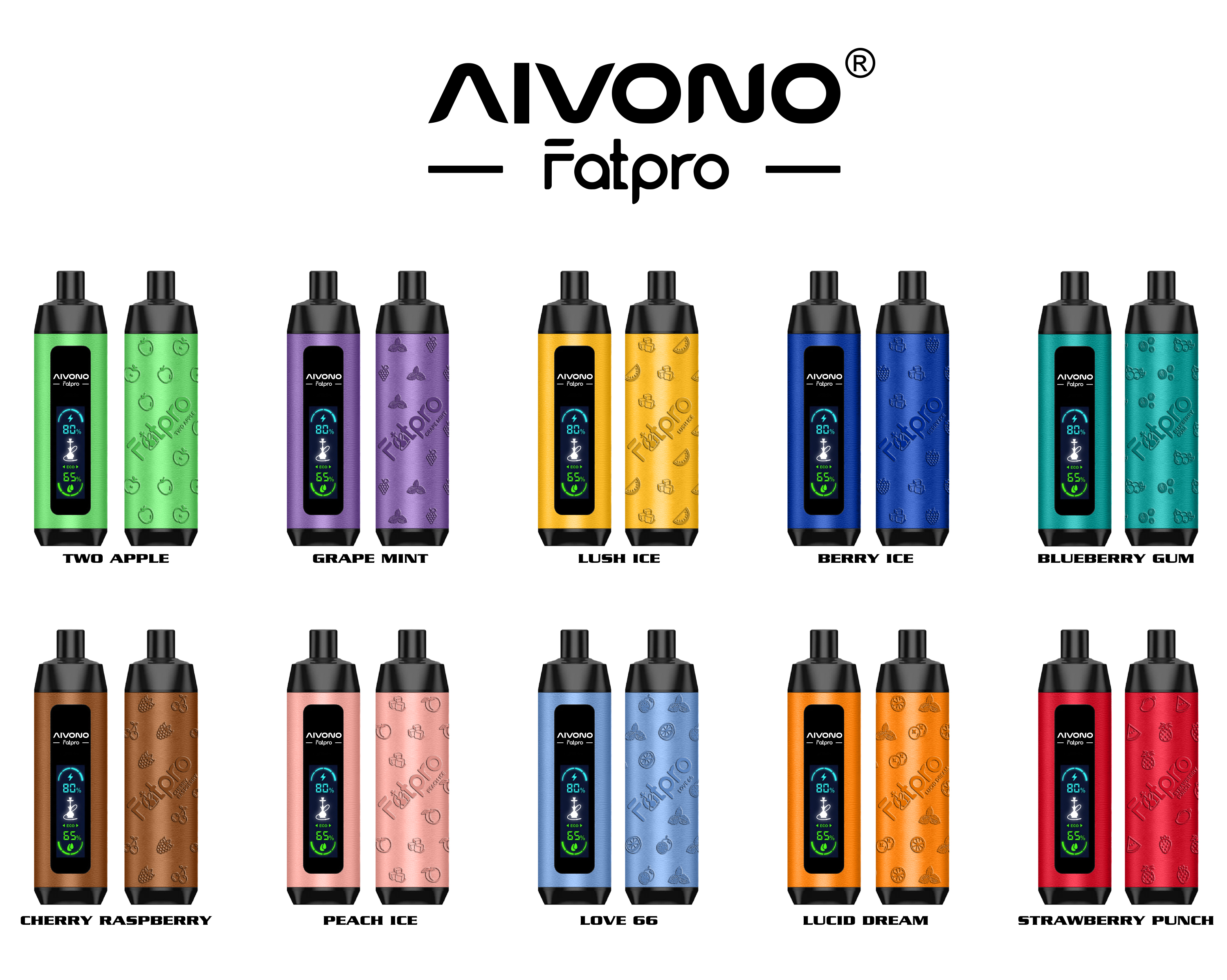 AIVONO- AIM FATPRO 22000 Puffs(5% Nikotingehalt)