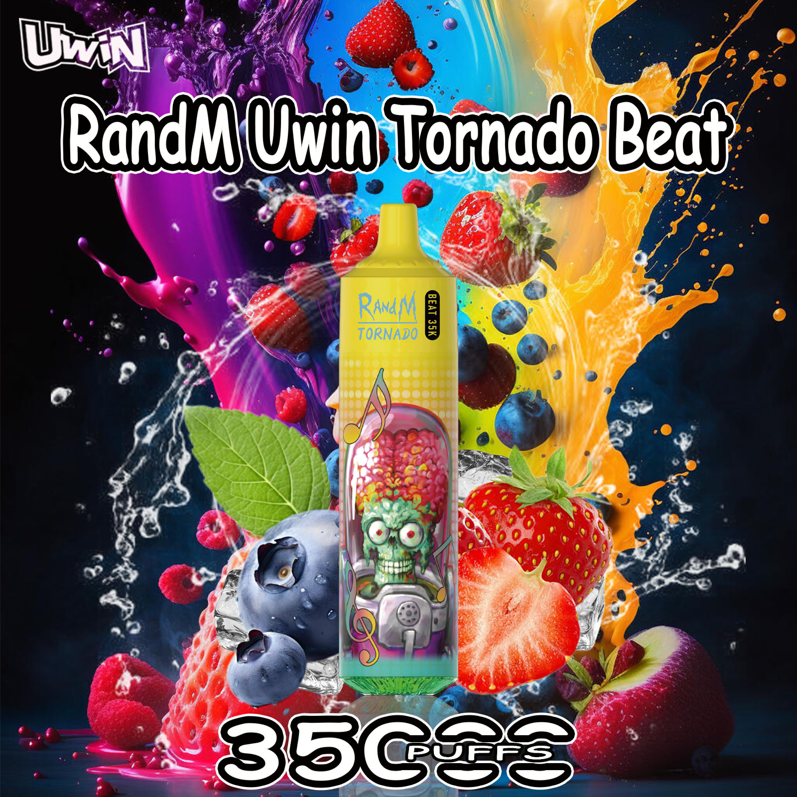 Uwin-RandM Tornado Beat 35000 PUFFS (5 % Nicotine)