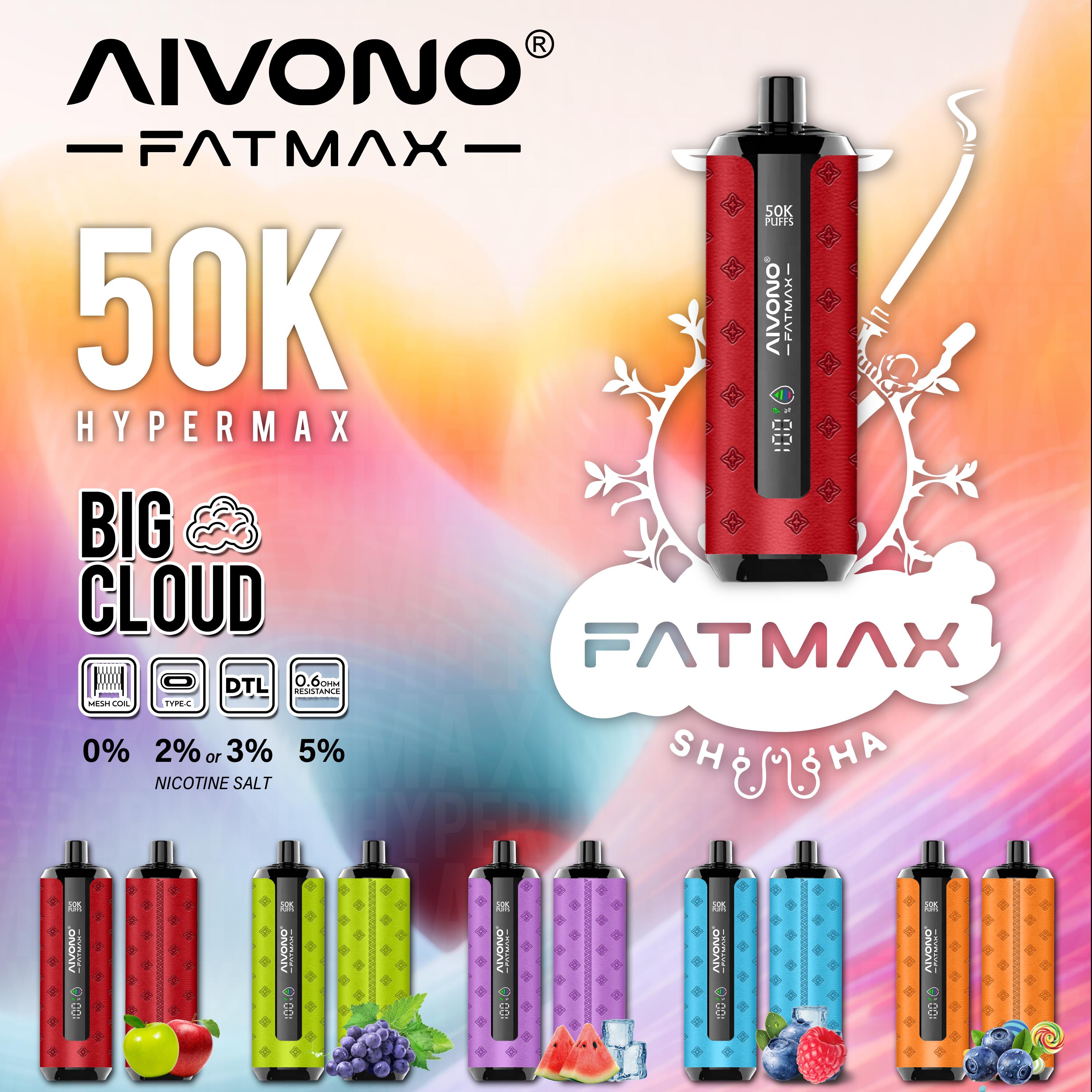 AIVONO AIM FATMAX 50000 PUFFS (5 % Nikotingehalt)