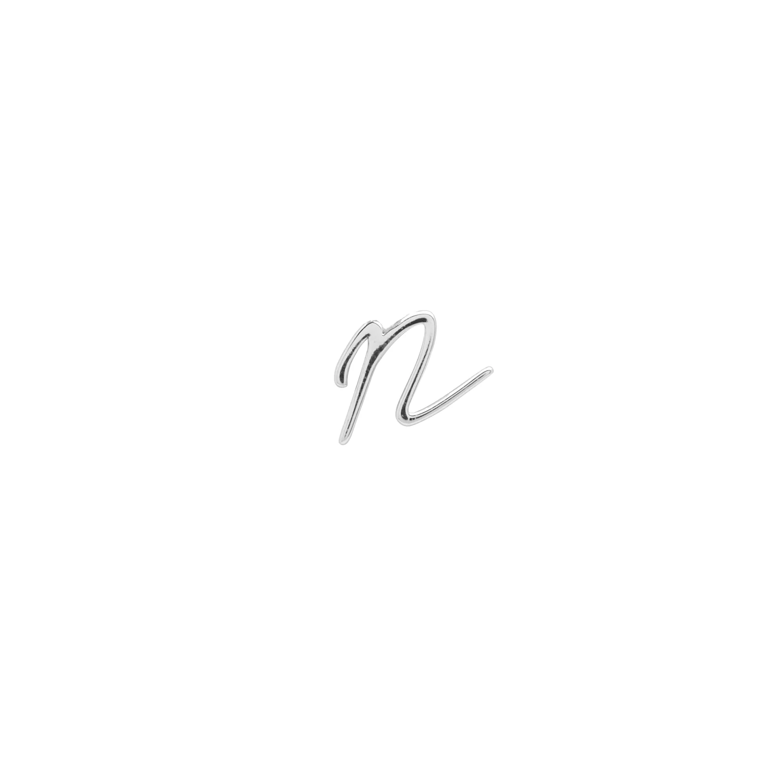 Stacey's Stories Script Initial Pendant (Silver)