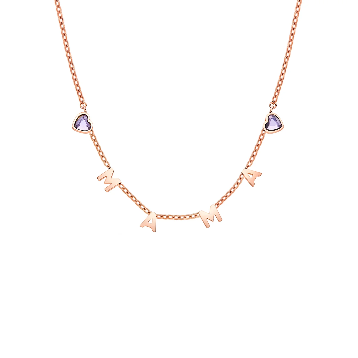 Made Mine Name Necklace (Rose Gold)