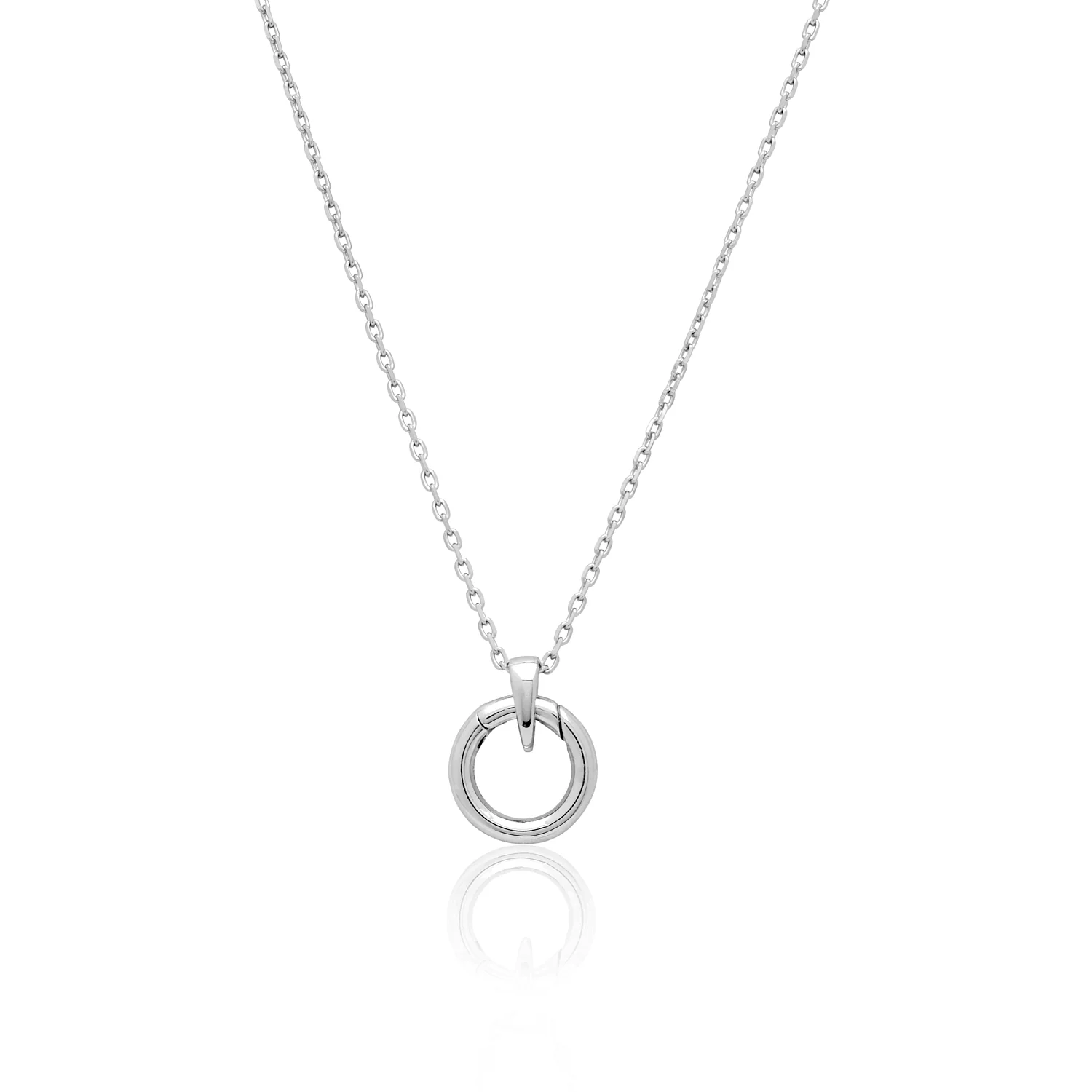 Stacey's Stories Multi Pendant Necklace (Silver)