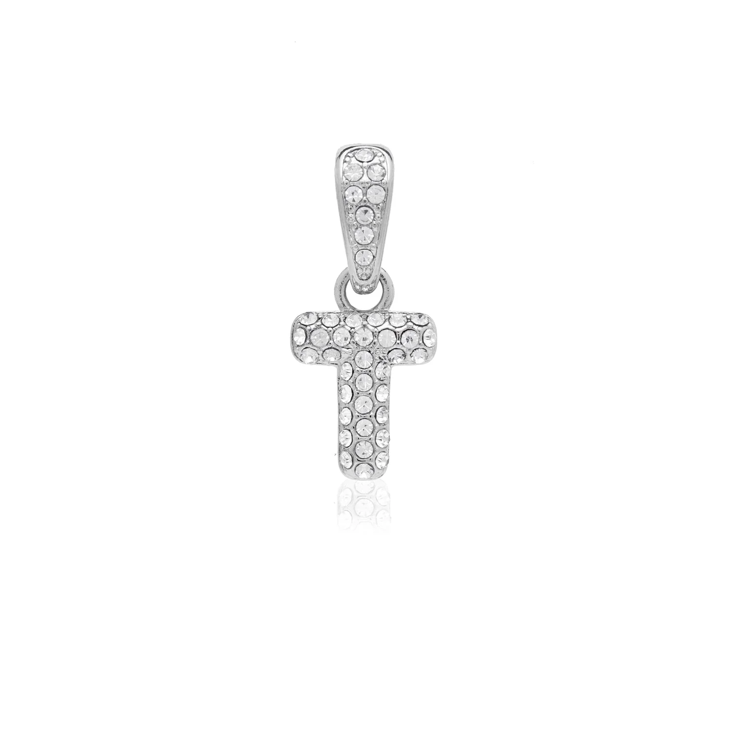 Bubble Initial Pendant (Silver)