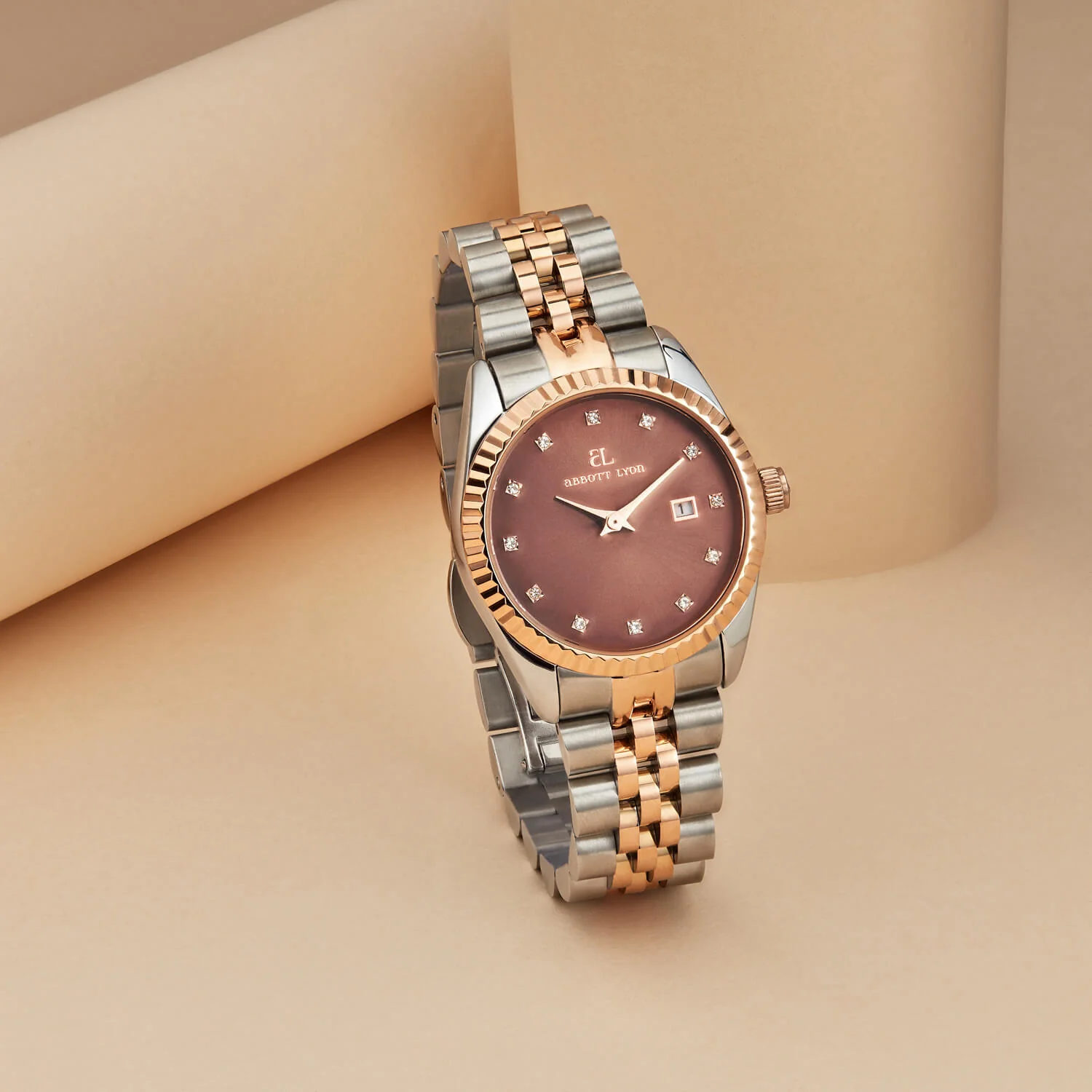 Mini Two Tone Mocha Belgravia 30 Watch