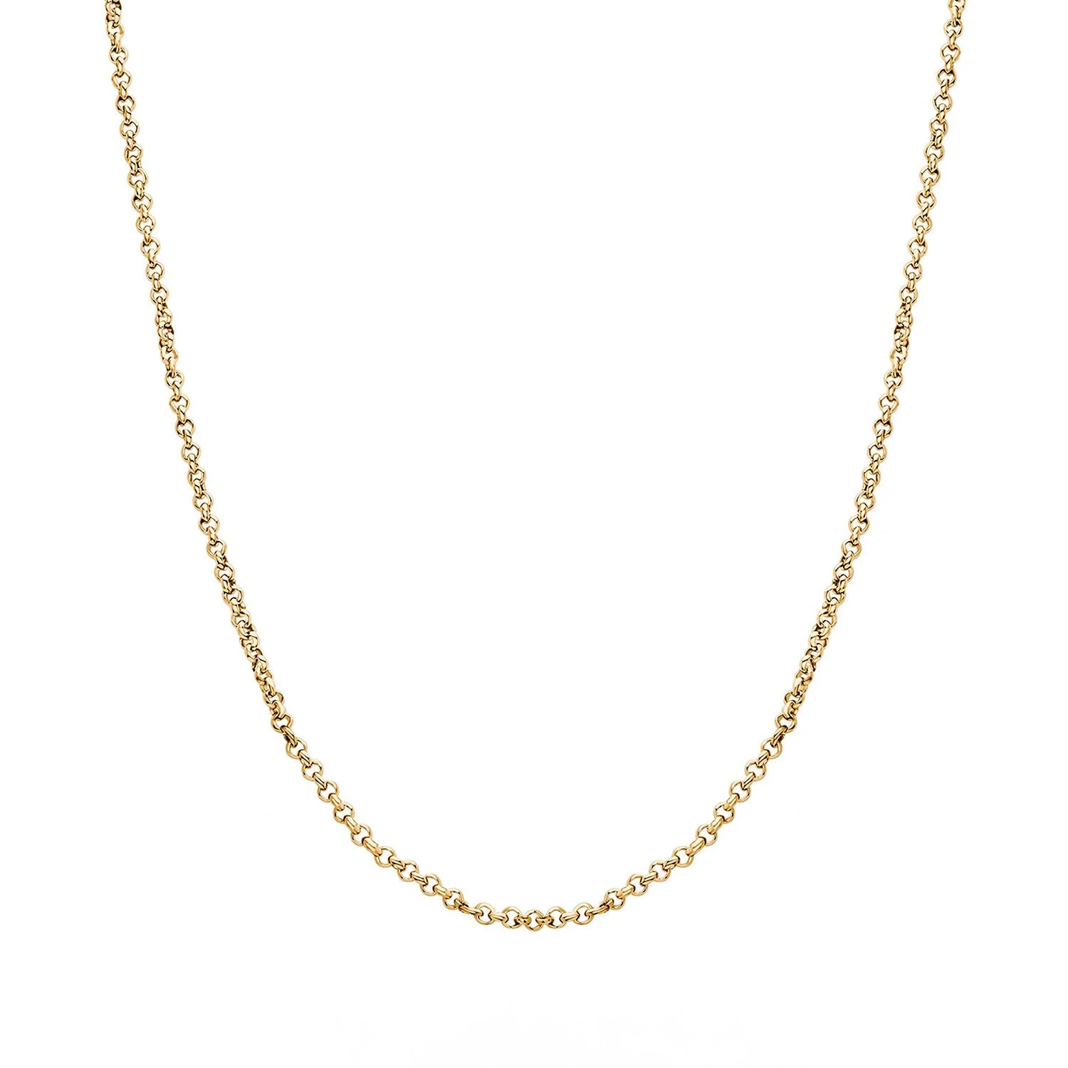 Layering Box Chain Necklace (Gold)