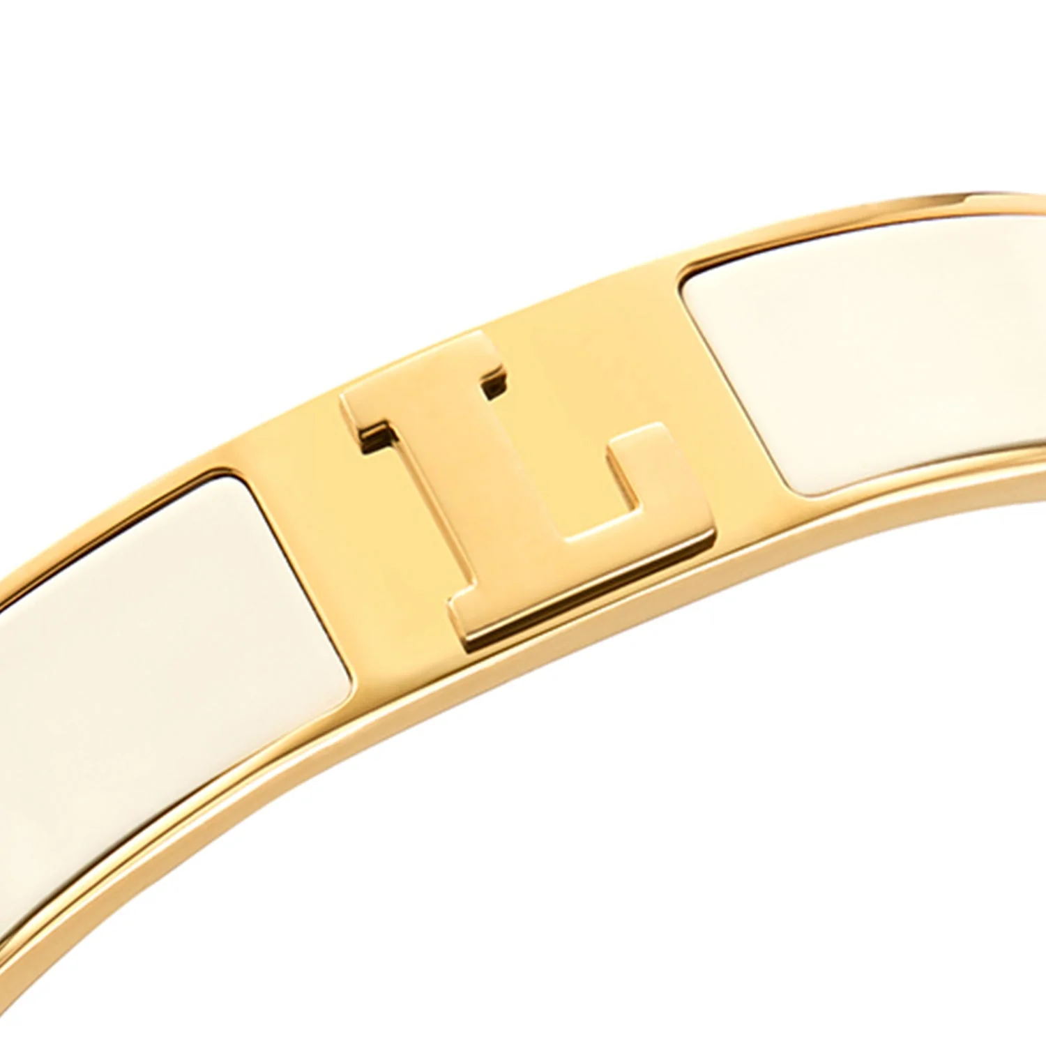 Icon Initial Bangle (Gold)