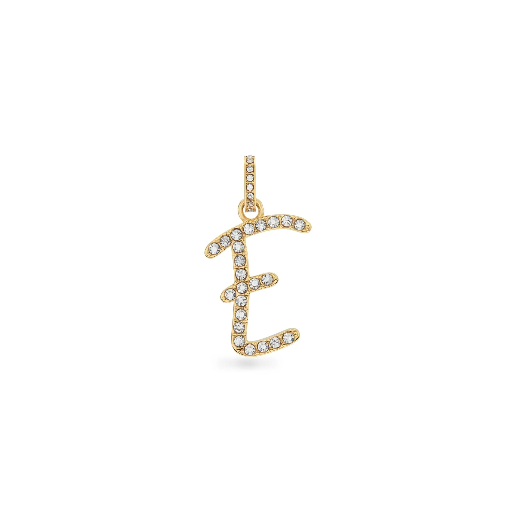 Pavé Initial Pendant (Gold)