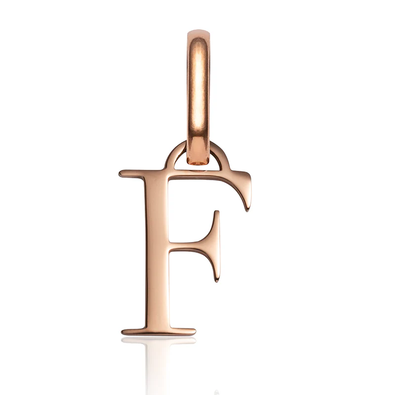 Letter Pendant (Rose Gold)