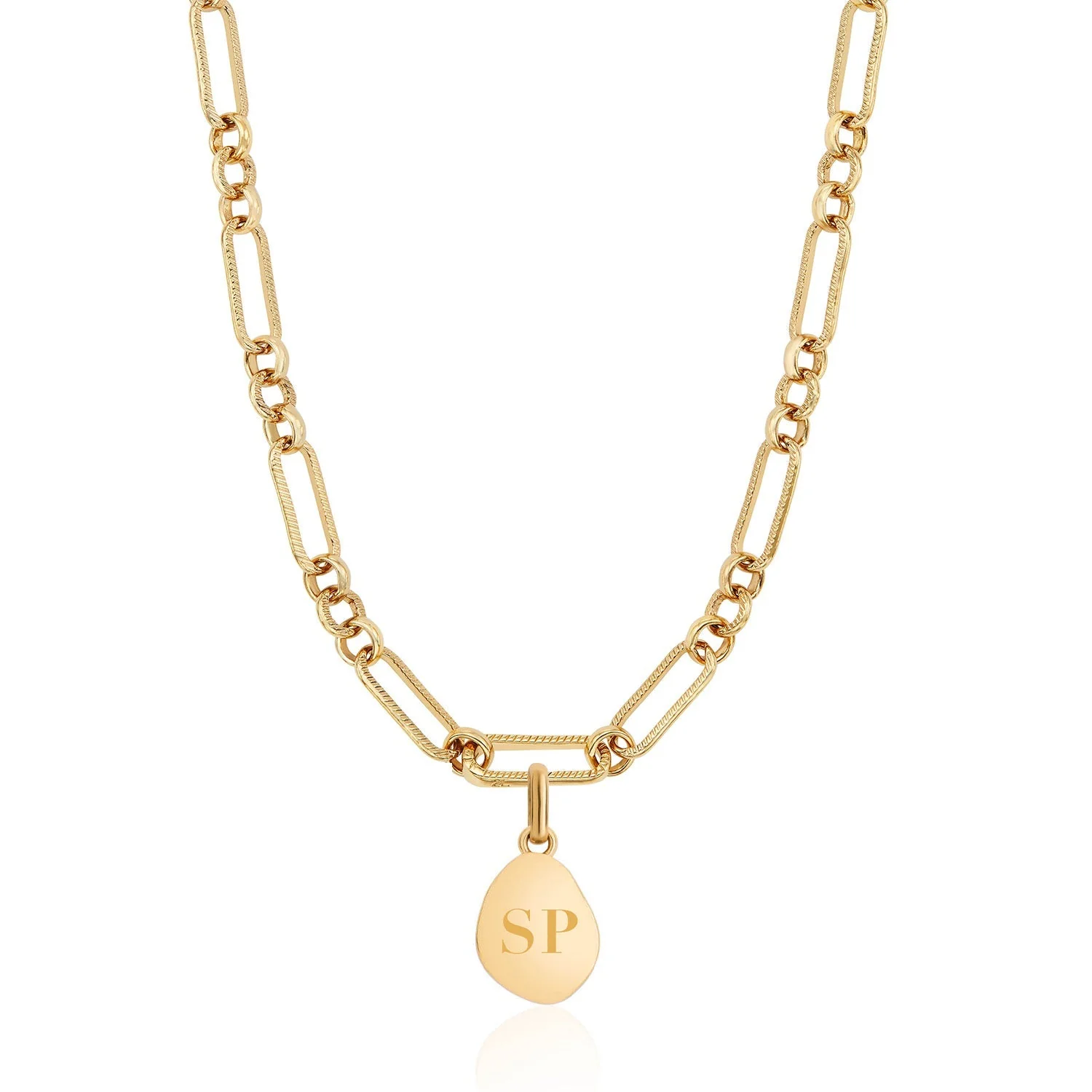 Jade Stone Necklace (Gold)