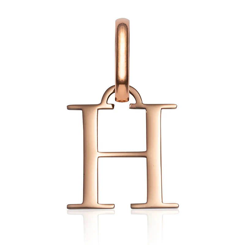 Letter Pendant (Rose Gold)