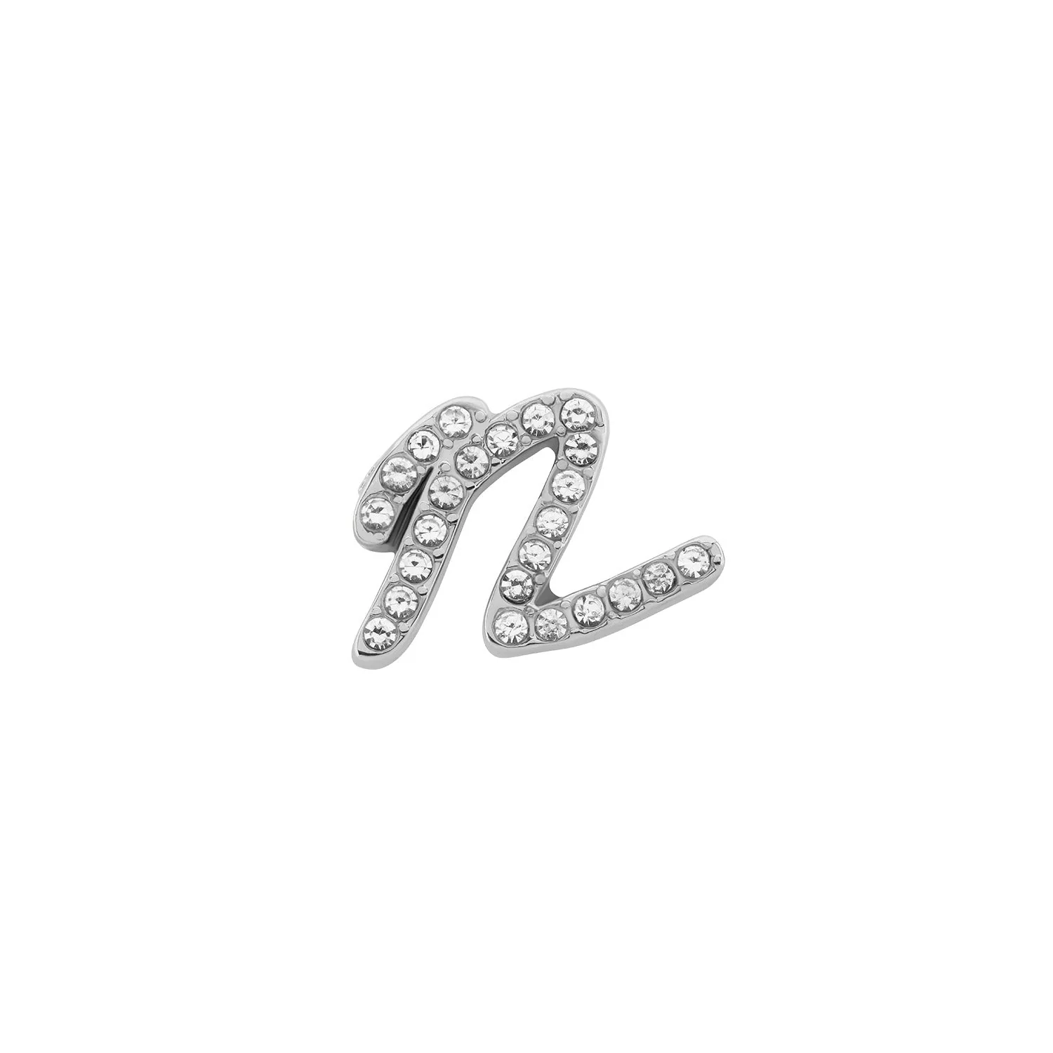 Made Mine Charms - Pave Initial Charms (Silver)