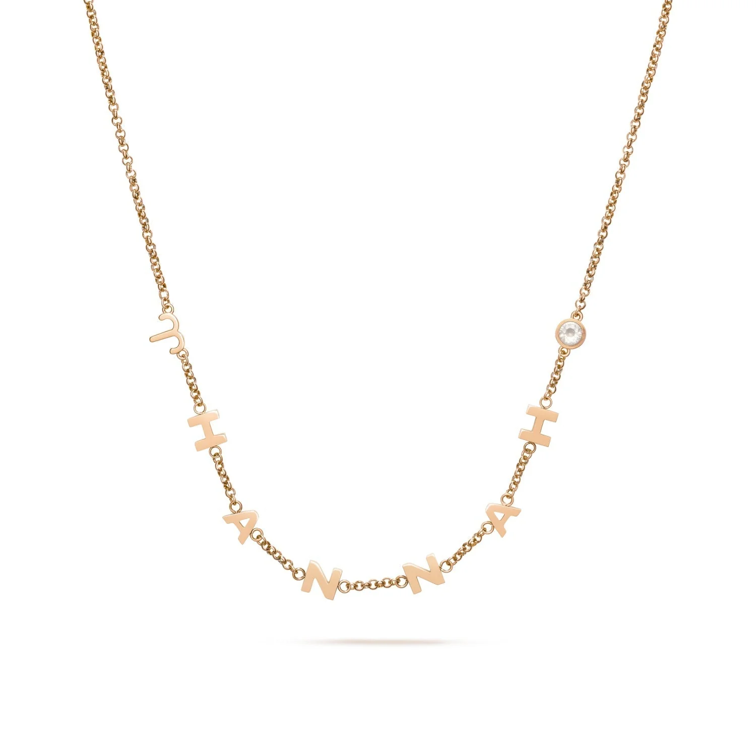 Made Mine Name Necklace (Rose Gold)