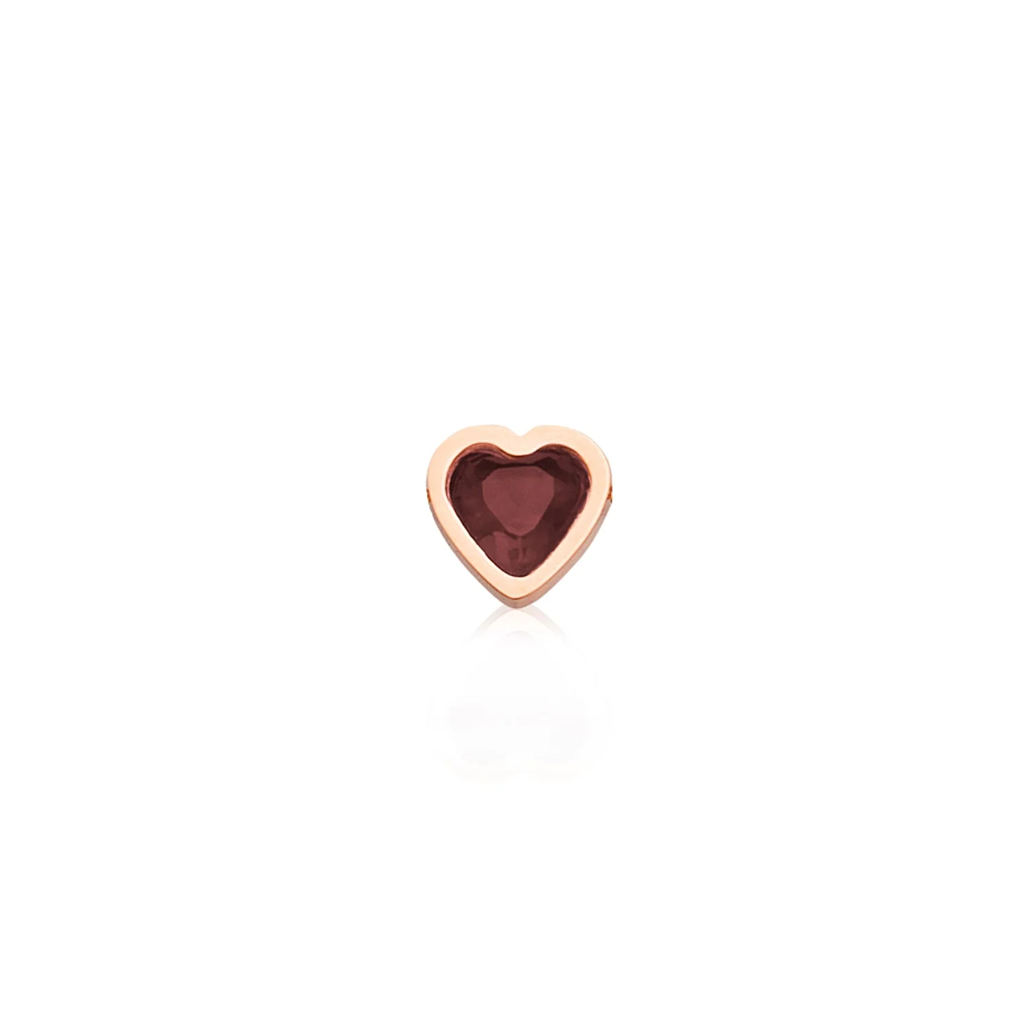 Birthstone Signature Name Necklace (Rose Gold)