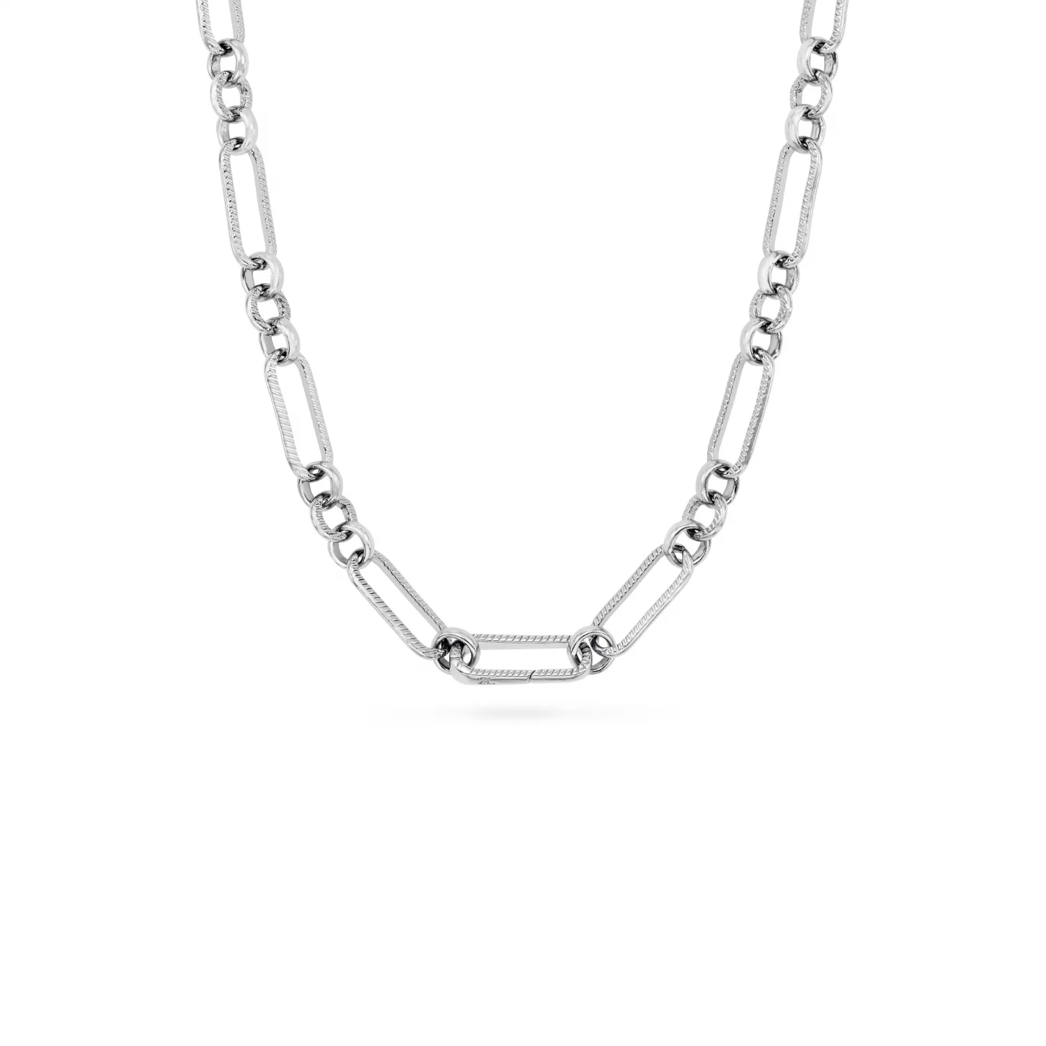 Entwine Cross Necklace (Silver)