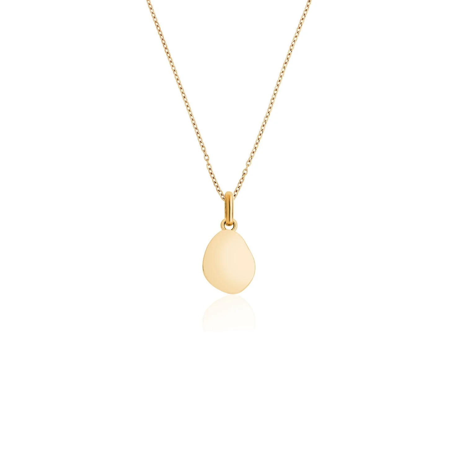 Jade Stone Necklace (Gold)