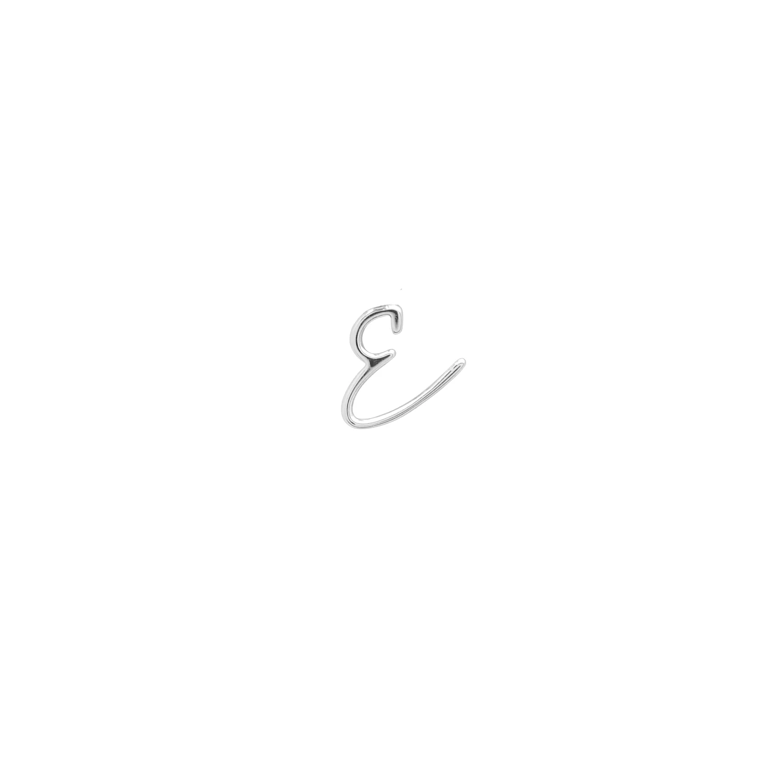 Stacey's Stories Script Initial Pendant (Silver)