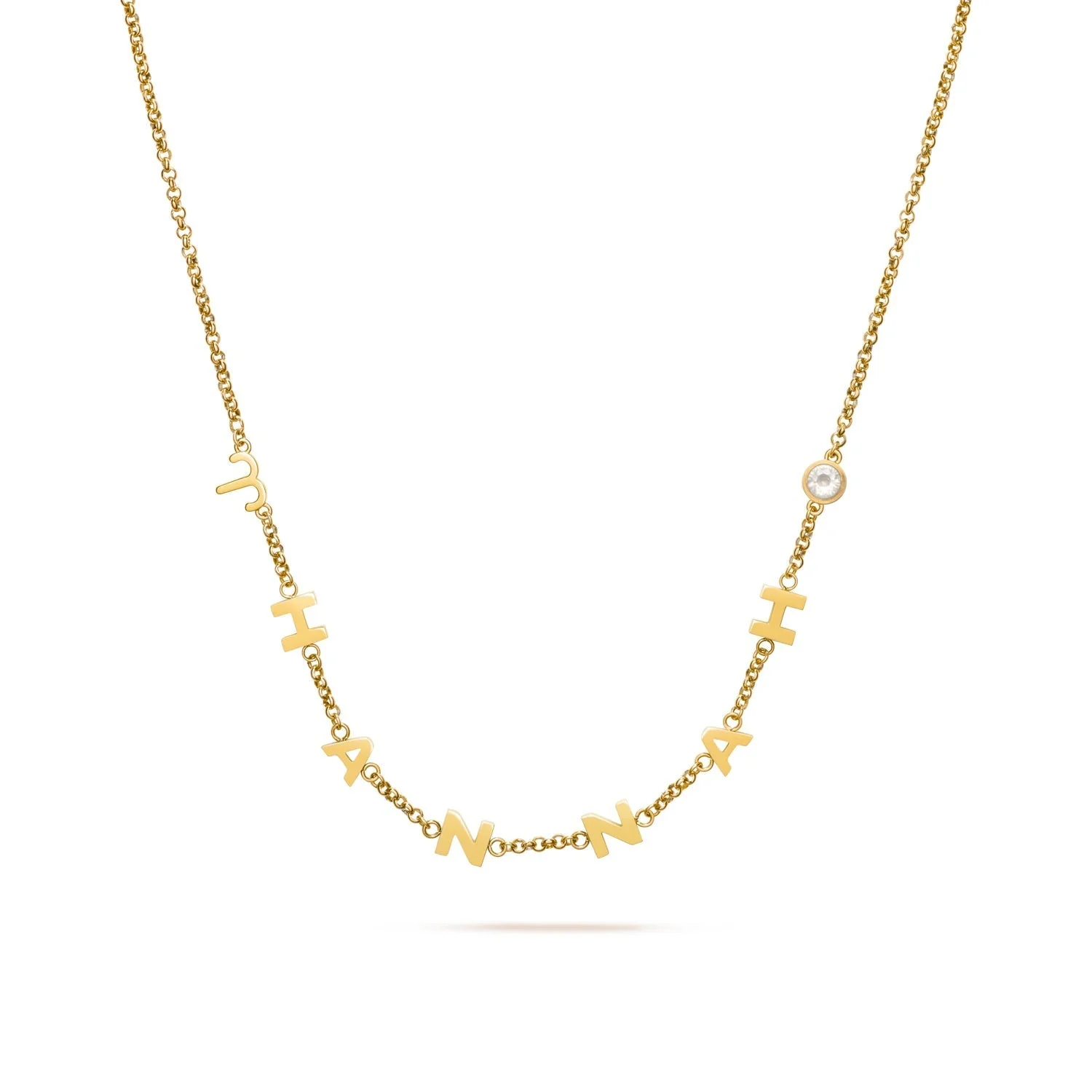 Made Mine Name Necklace (Gold)
