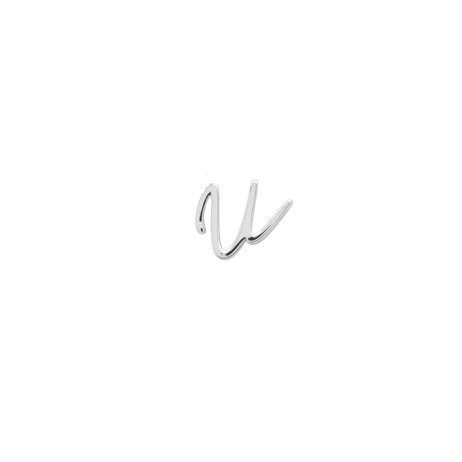 Stacey's Stories Script Initial Pendant (Silver)