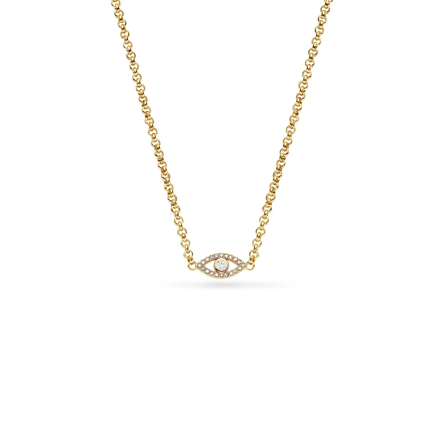 Custom Evil Eye Necklace (Gold)