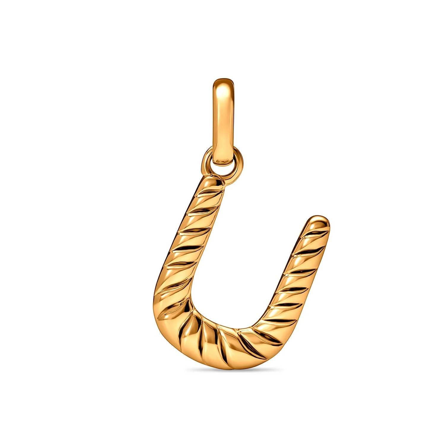 Entwine Initial Pendant (Gold)