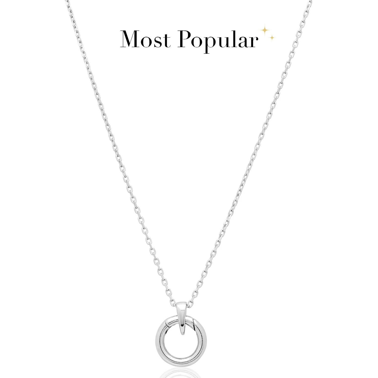 Stacey's Stories Multi Pendant Necklace (Silver)