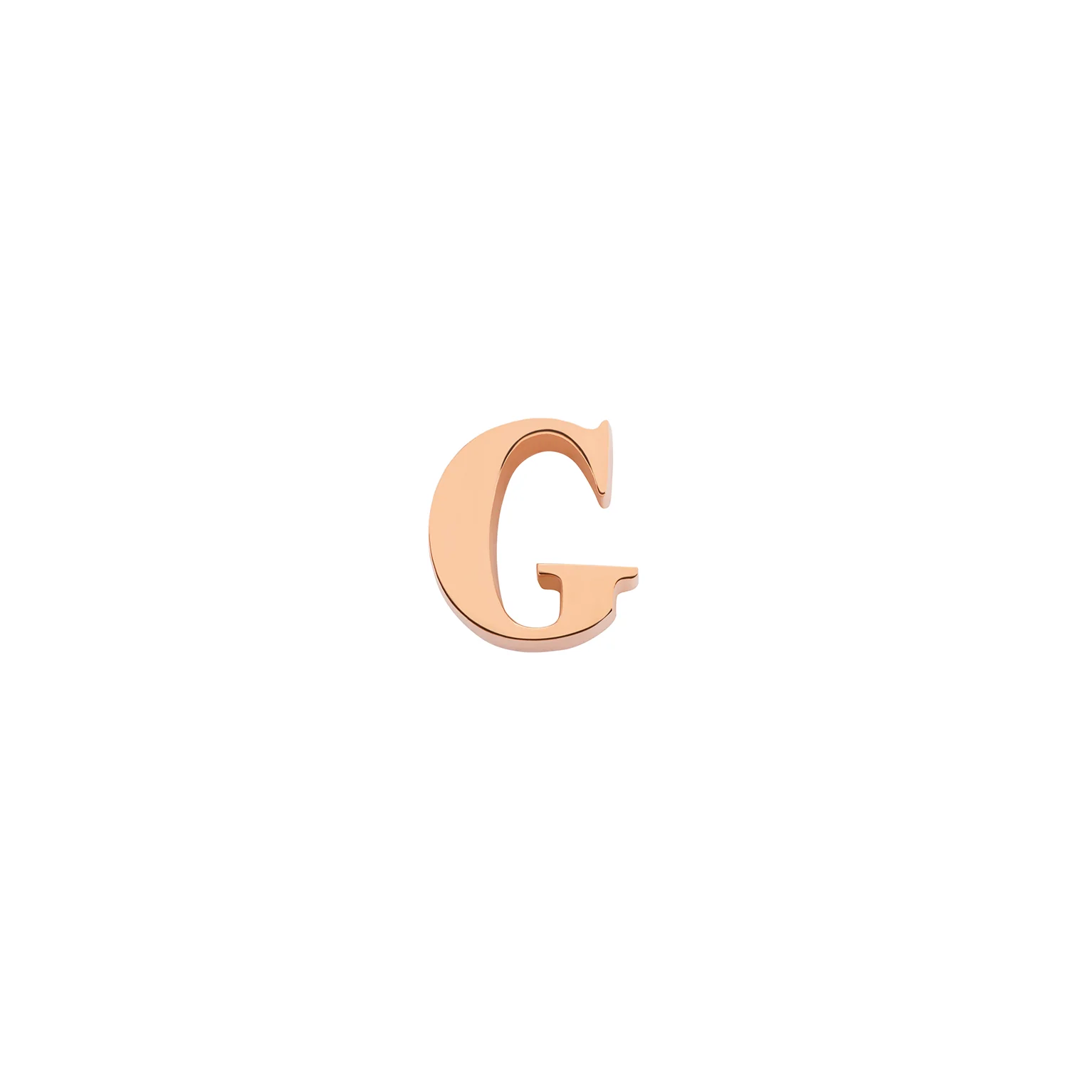 Made Mine Charms - Didot Initial Charm (Rose Gold)