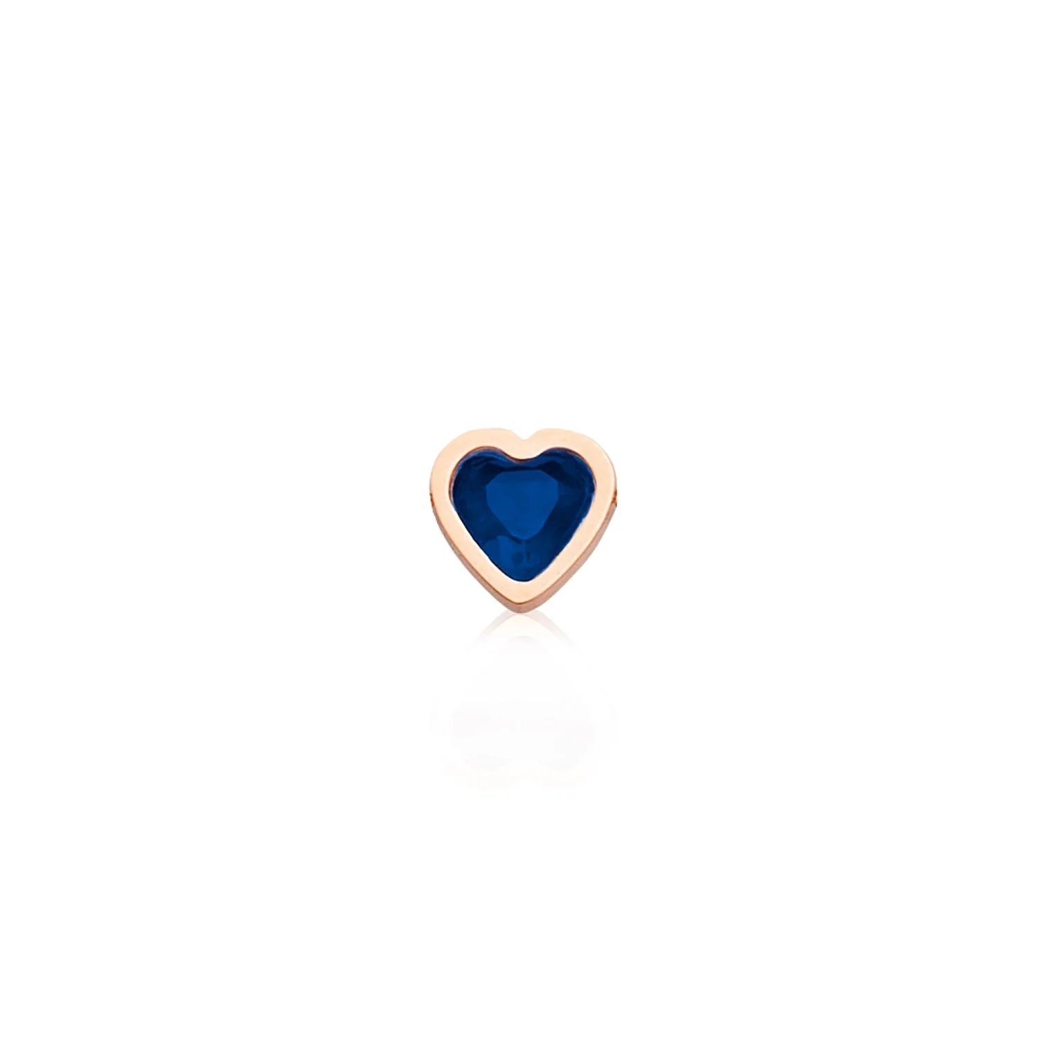 Birthstone Signature Name Necklace (Rose Gold)