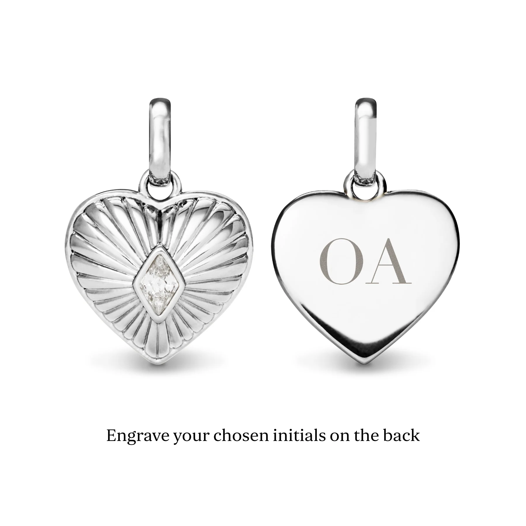 Entwine Heart Pendant (Silver)