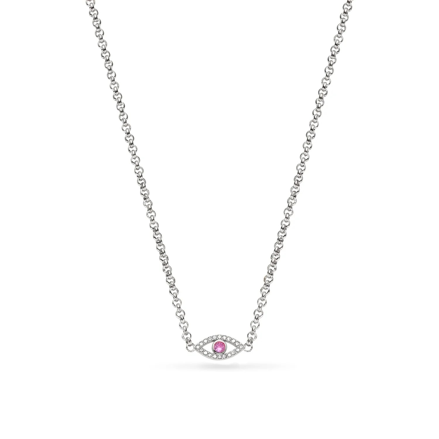 Custom Evil Eye Necklace (Silver)