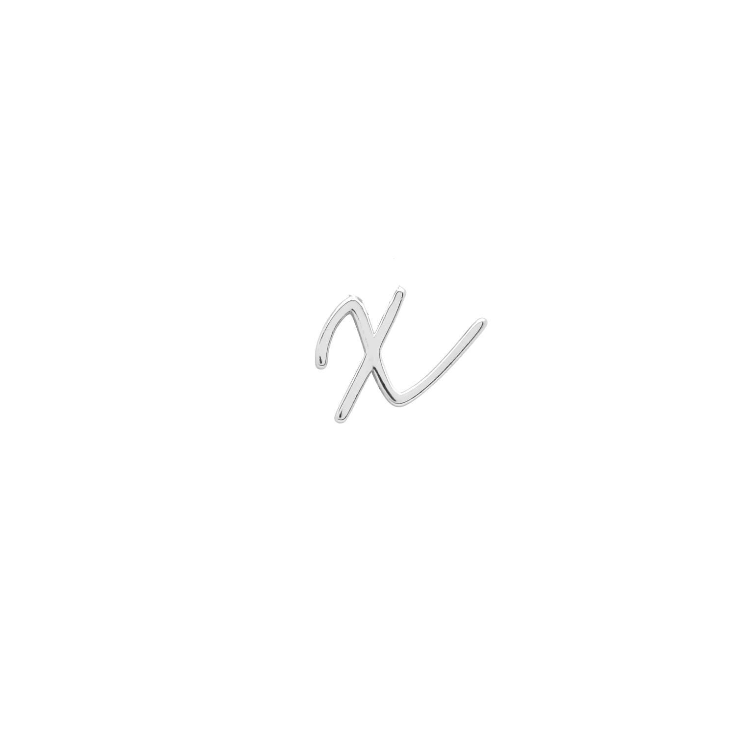 Stacey's Stories Script Initial Pendant (Silver)