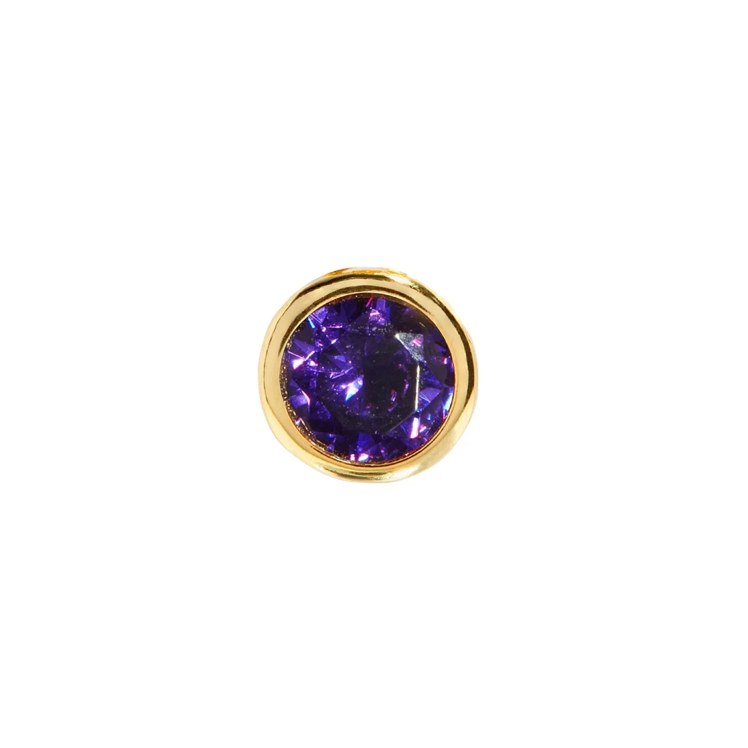 Double Initial Icon - Birthstone (Gold)