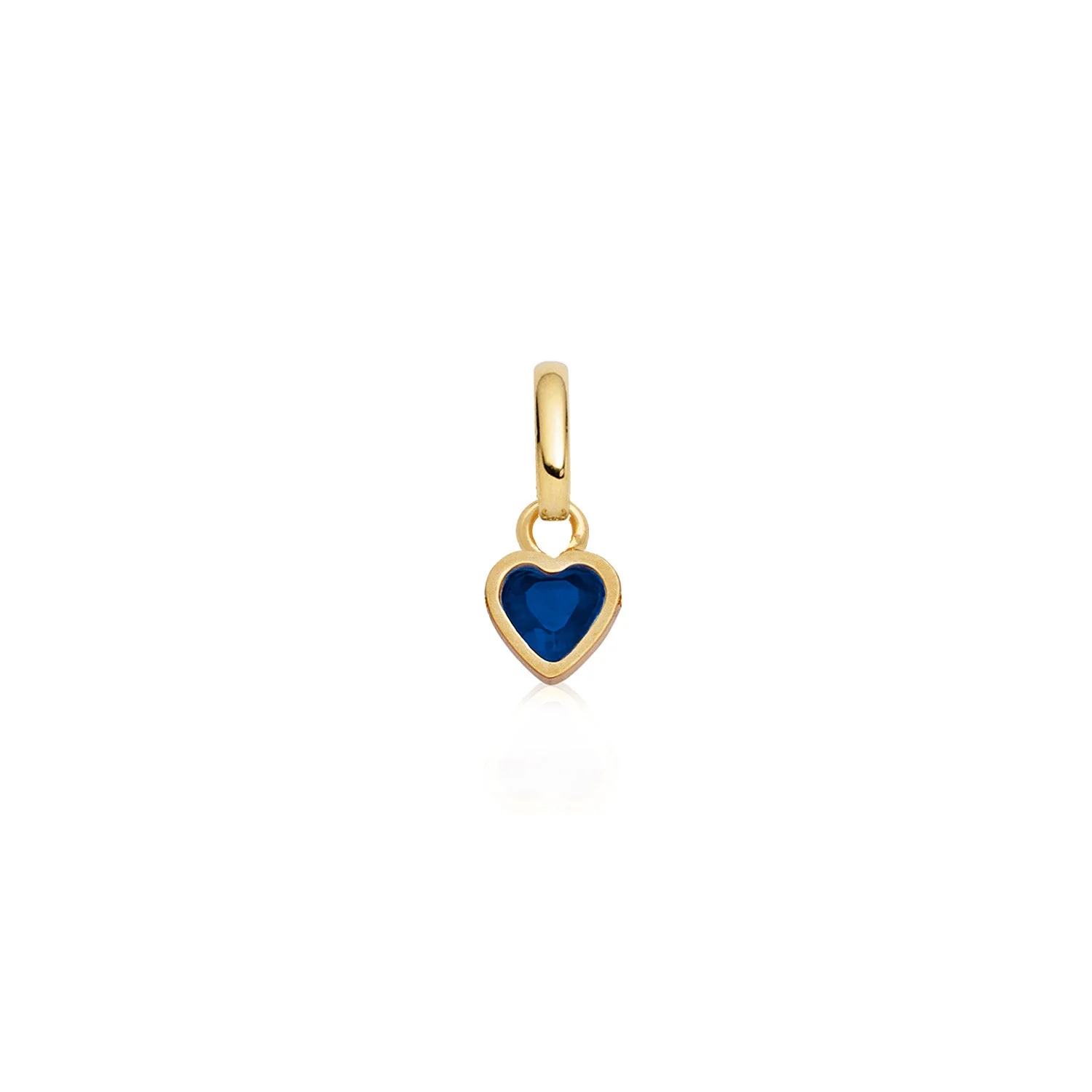 Stacey's Stories Mini Heart Birthstone Pendant (Gold)
