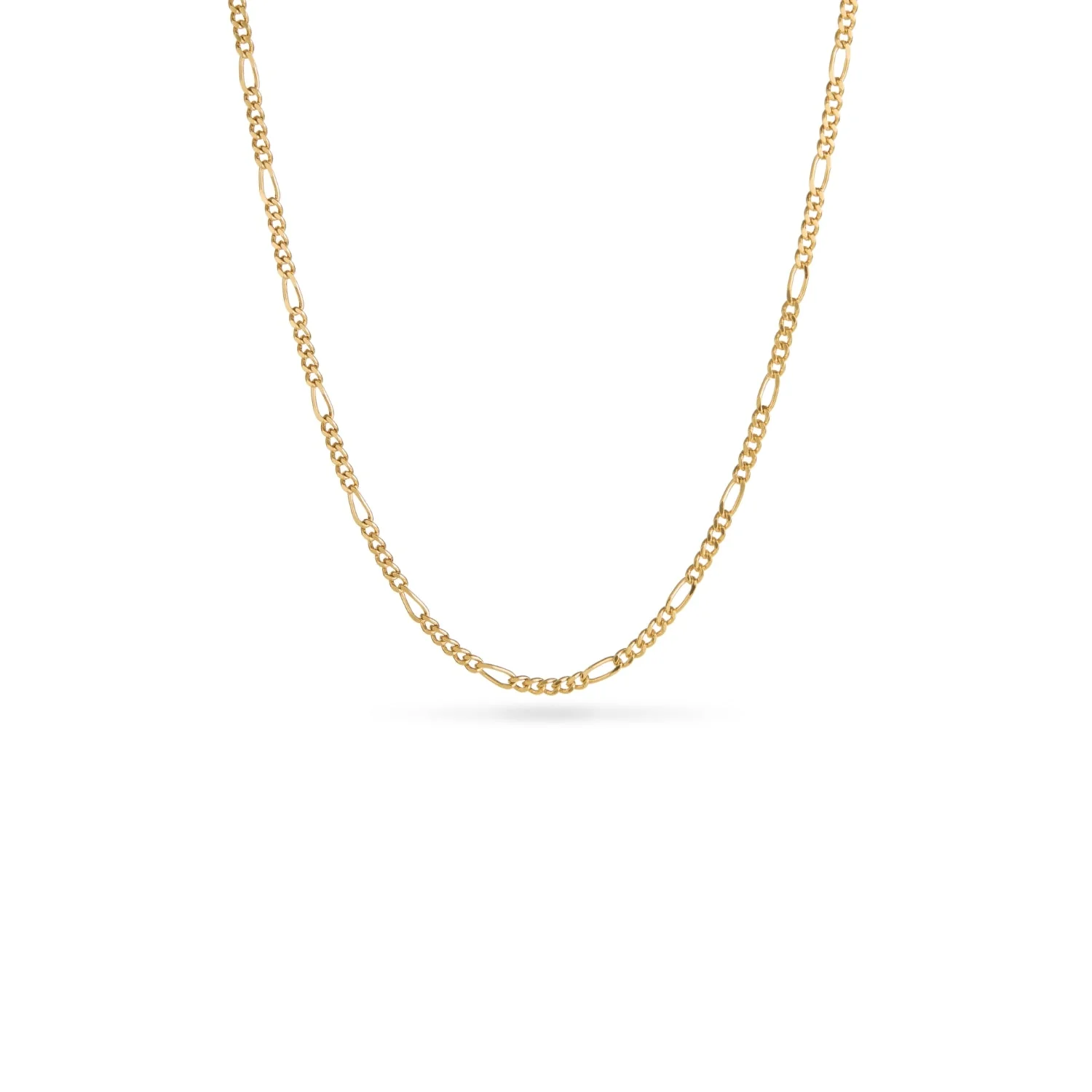 Layering Small Figaro Chain Necklace (Gold)