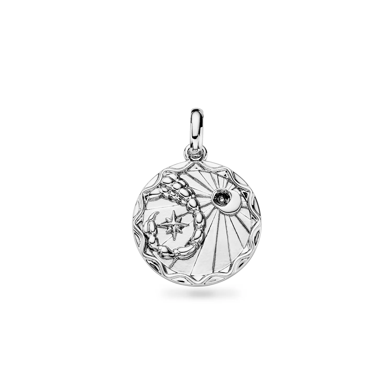 Custom Zodiac Coin Necklace (Silver)