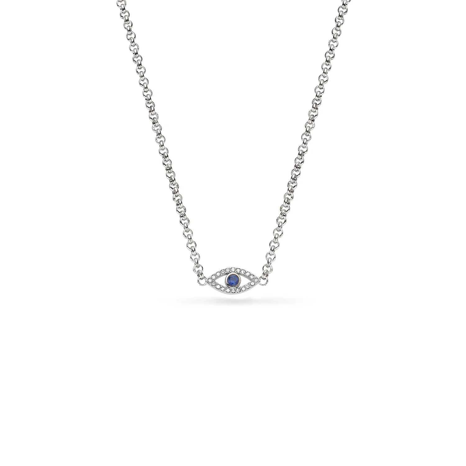 Custom Evil Eye Necklace (Silver)