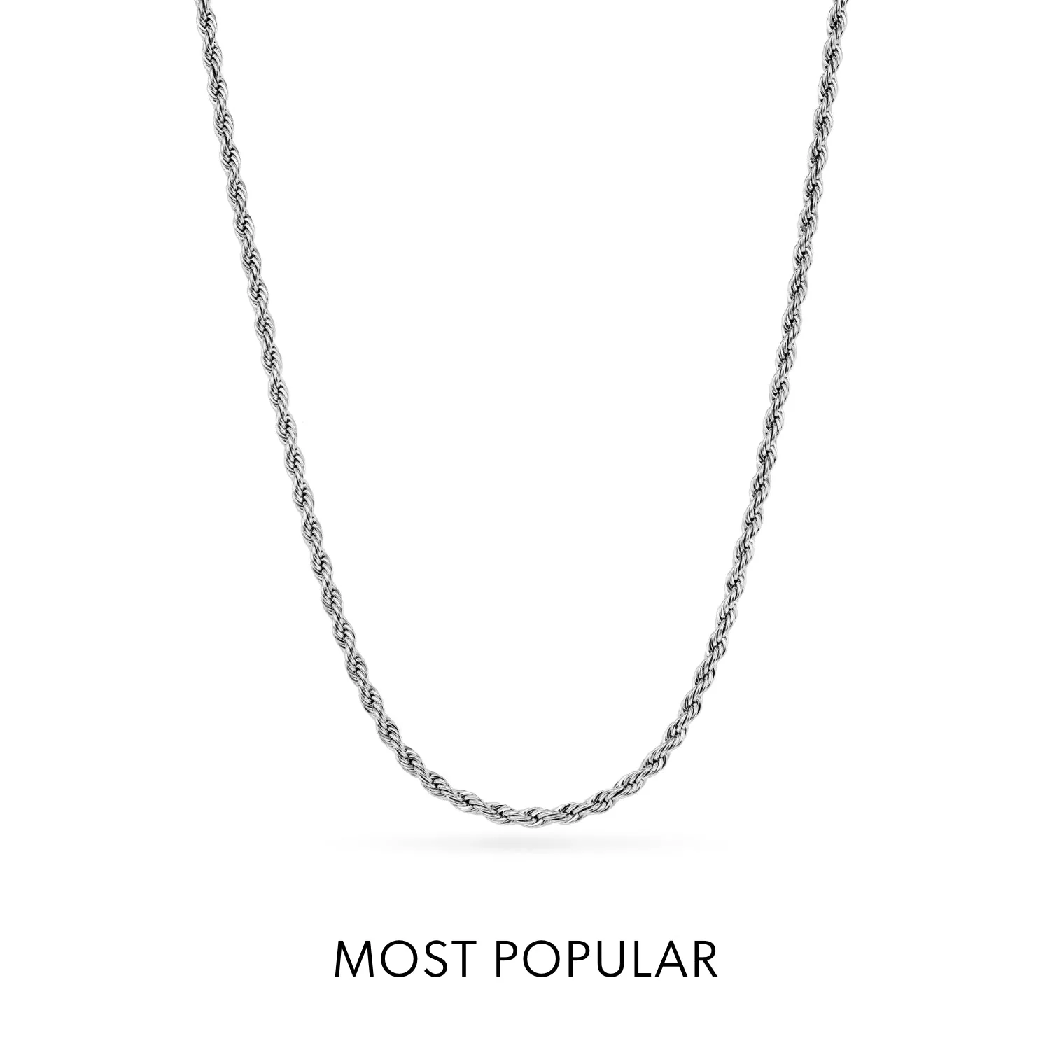 Entwine Cross Necklace (Silver)