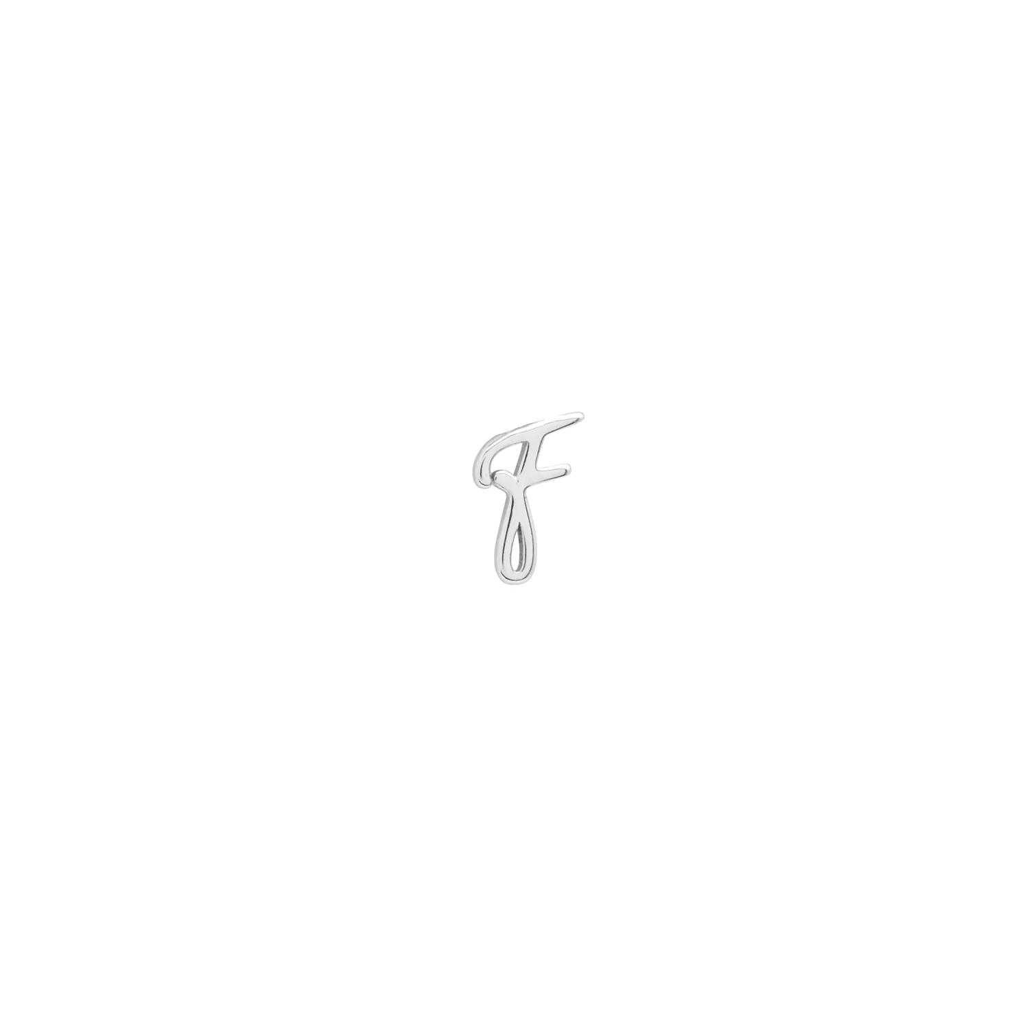 Stacey's Stories Script Initial Pendant (Silver)