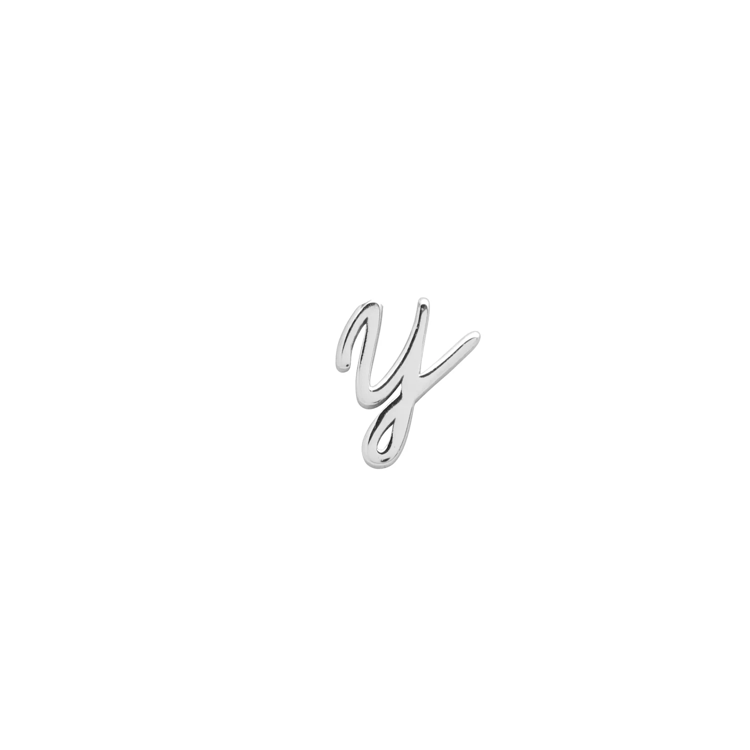 Stacey's Stories Script Initial Pendant (Silver)